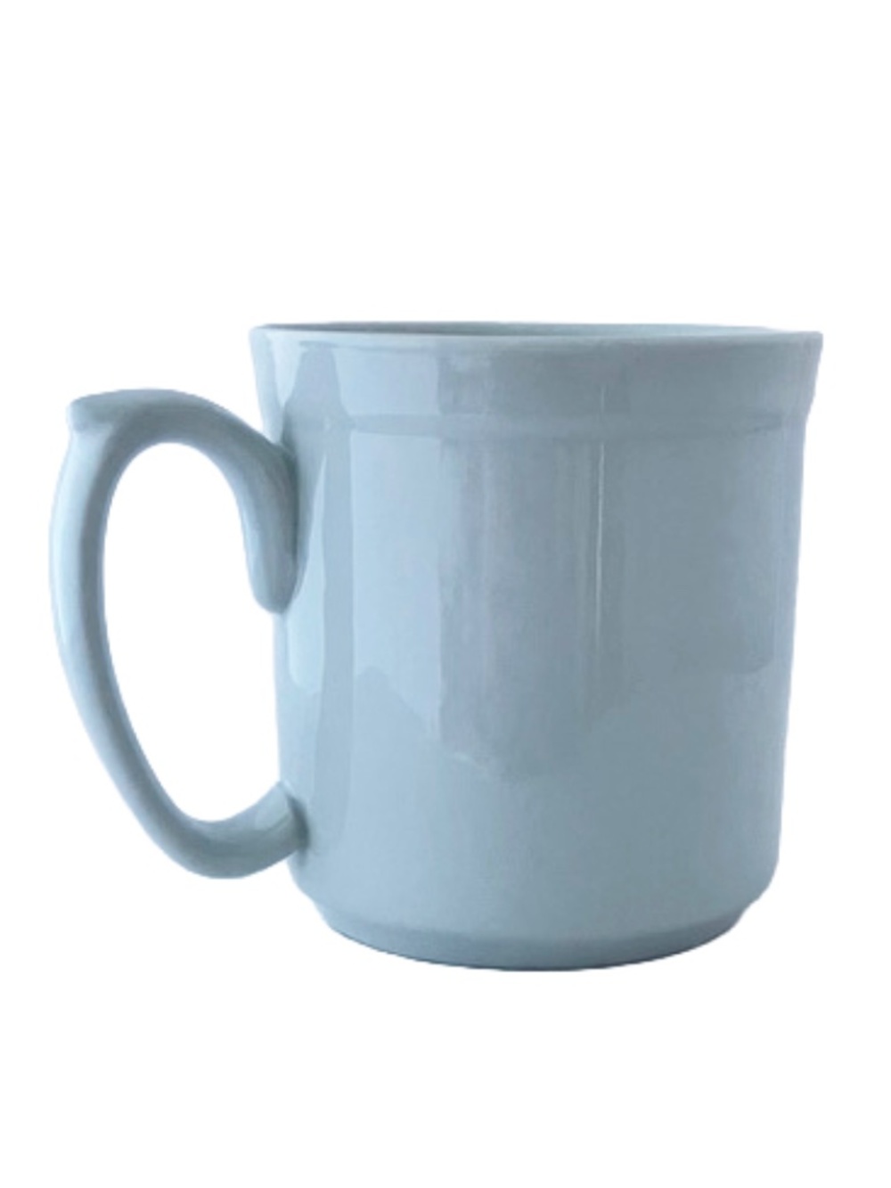 William Sonoma Pantry Essentials White Coffee, Tea Mugs Cups 3.75” H